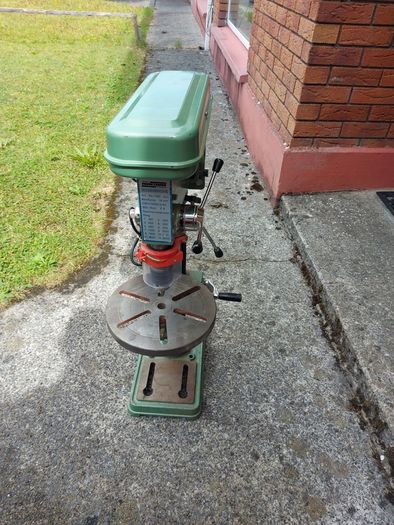 Table Top Bruder Mannesmann Werkzeuge Saulenbohrmaschine, In As New Condition, Works Great, Very Heavy
