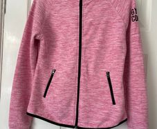 Gym + Coffee Women's Pink Training Hoodie- Size M