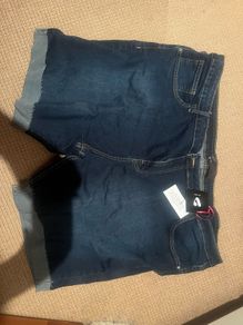 V by very plus size denim short uk28