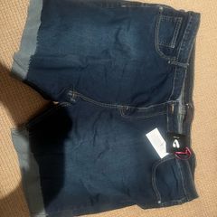 V by very plus size denim short uk28