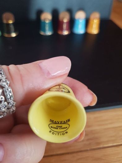 Collection of Euro Thimbles Mayfair Edition