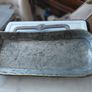 Antique French copper frying pan 18th century Image 3
