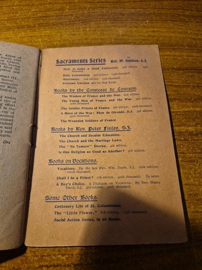 Antique, 1920. St Malachy Primate and Patron of Armagh. Irish Messenger Series