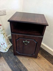 Solid Mahogany Bedside Locker