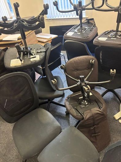 Collection of 10 office chairs