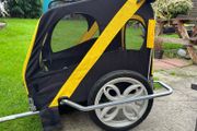 Dog bike trailer