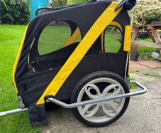 Dog bike trailer