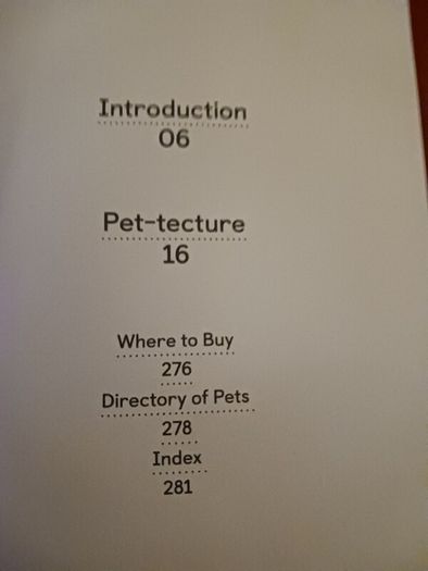 Pet- tecture Design for pets 2018