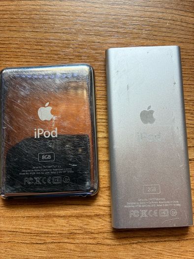 Apple iPod nano 3rd gen 8gb and 2nd gen 2gb