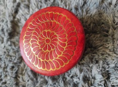 Genuine leather trinket box