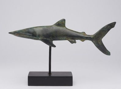 Great White Shark (32cm) - Patinated Bronze
