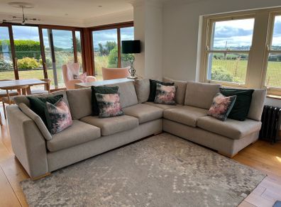 L-shaped Finline sofa