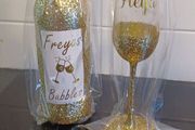 confirmation or communion glass