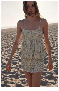 Beaded mini dress Zara
