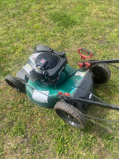Petrol lawn mower