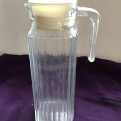 Glass Jug With Lid & Handle