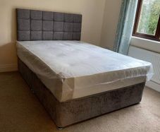 Double bed beds having headboard mattress Drawers optional