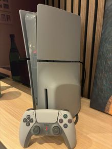 PS5 30th anniversary console and disc drive