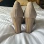 Monsoon Suede Heeled Oxford Booties,Taupe Wingtip Brogue Boots Image 2