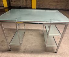 Glass desk
