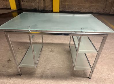 Glass desk