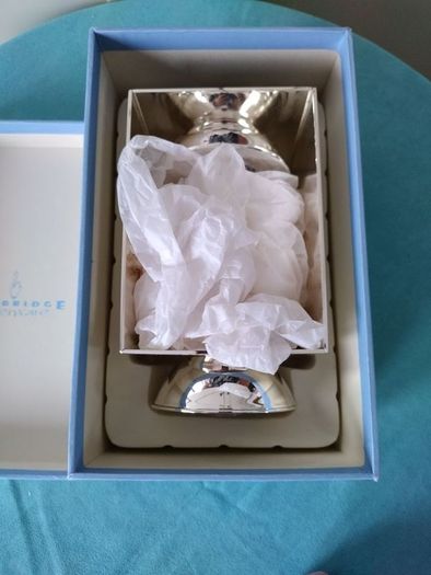 newbridge silver square tea light holder