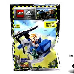 LEGO Jurassic World Owen And Blue Minifigure Foil Pack Polybag Limited Edition Brand New Sealed