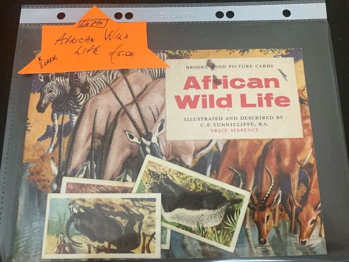 Brooke bond collectors cards. Loose cards. Books also for sale. Price depends on set sought.