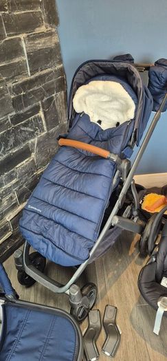 UPPAbaby Vista Travel System Bundle  Navy  Excel
