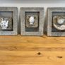 Original Mixed Media Art - Set of 3 Framed Porcelain Tea Set Sculptures | ACE Griesel Art Studios Image 2