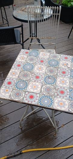 Garden Table and Folding Chairs