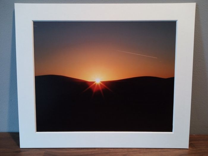Mounted Original Photography - Kilbride Sunset, Wicklow