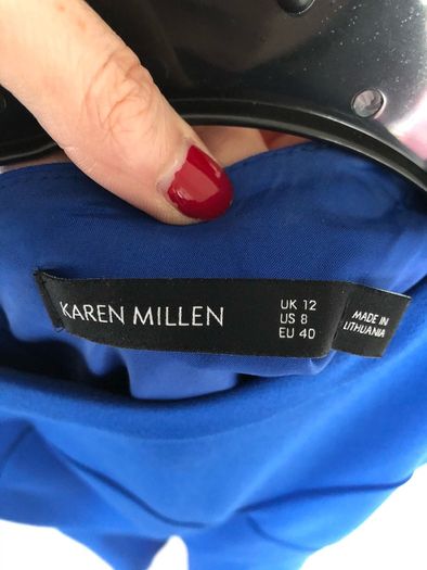 Karen Millen electric blue mini dress