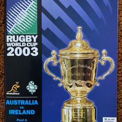 2003 Australia v Ireland - Rugby World Cup Pool A Programme