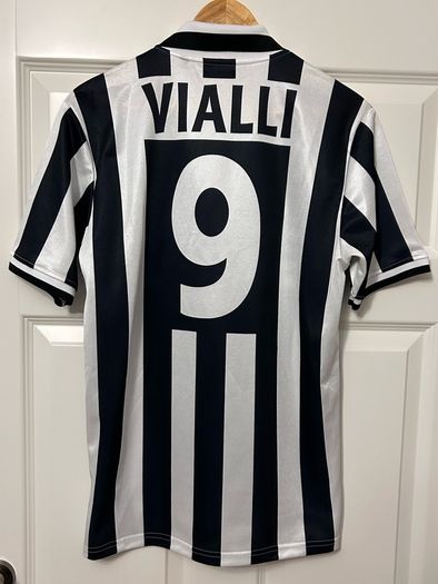 Gianluca Vialli Juventus tribute football jersey shirt 1995 1996 official retro