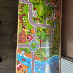 Wooden train table