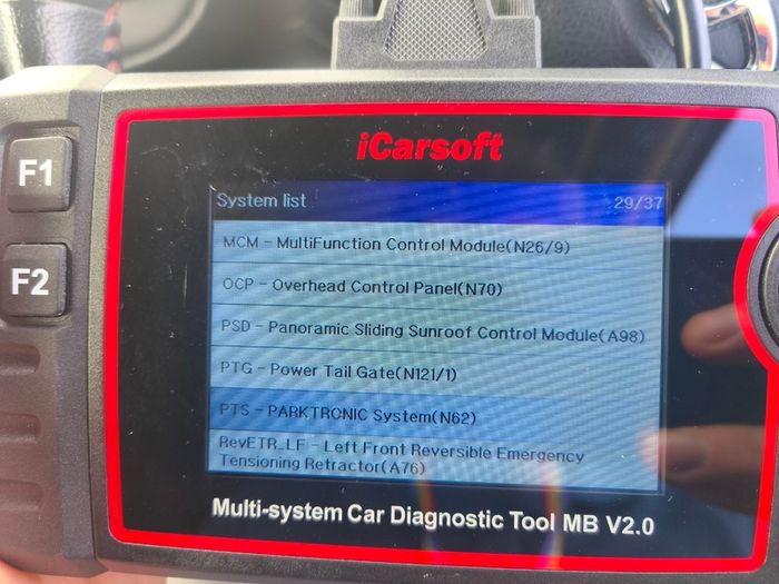 iCarsoft MB V2.0 Mercedes-Benz Diagnostic Scanner / OBD Tool