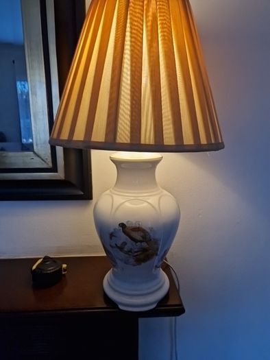 vintage gamebirds lamp