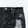 ZARA DENIM Straight Leg Jeans 38 New Tie Dye Image 3