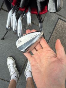 LEFT HANDED IRONS plus 2 wedges and 4 hybrid