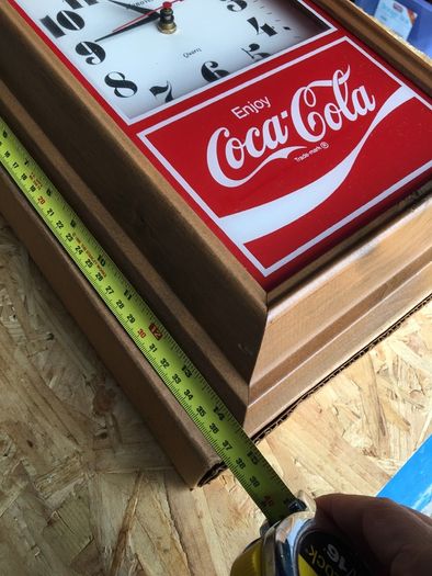 Coca Cola Wall Clock 80's New in the Original box