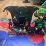 Super Mario action figures,poster and castles Image 3