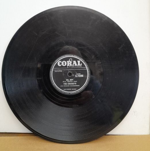Rock & Roll 78 rpm records.