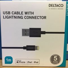 Deltaco Usb-c To Lightening Cable -iplh170
