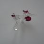 Glass dog ornament. Handblown glass figurine,Home decor,Gift Image 5