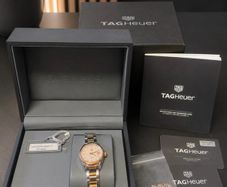 TAG Heuer Carrera Automatic 18K Rose Gold Diamonds  Full Set