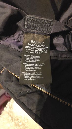 Barbour Quilted Lutz
