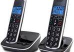 Cordless Home Phone Set 2 Phones