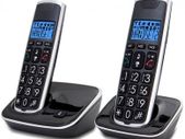 Cordless Home Phone Set 2 Phones