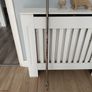 long curtain pole with bits marks in the metal Image 2